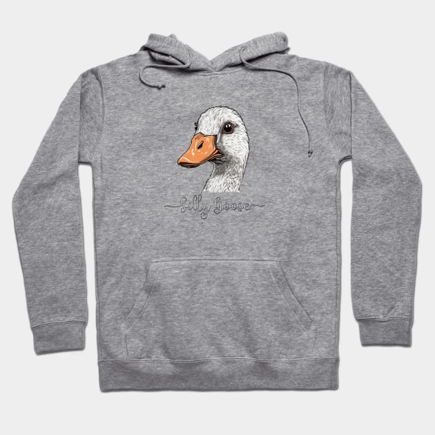 Silly goose meme funny trendy novelty farm design Hoodie by Edgi